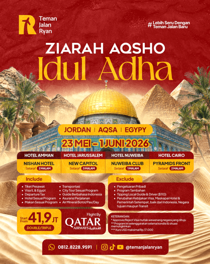 Tour Aqsa Jordan Mesir Special Idul Adha