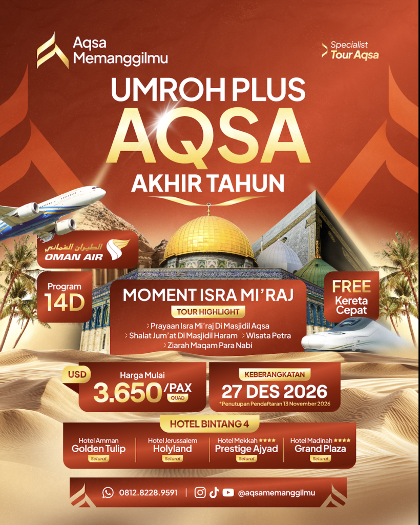Jadwal Umroh dan Tour Aqsa Jordan mesir