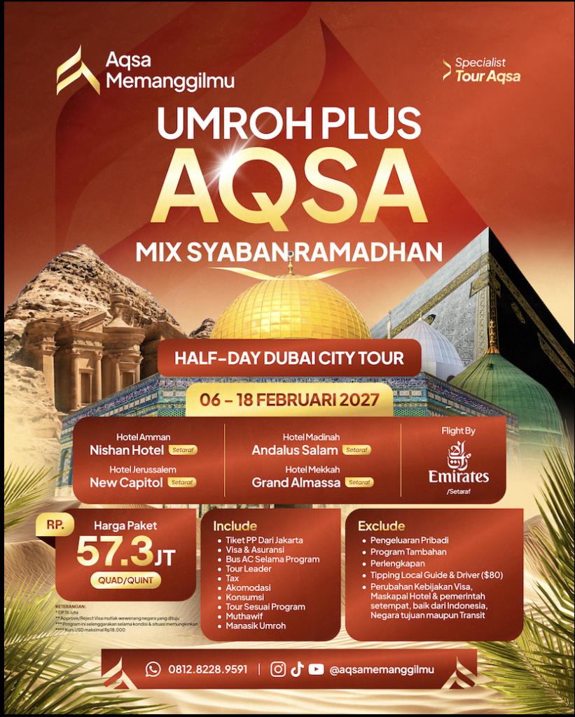 Jadwal Umroh dan Tour Aqsa Jordan mesir