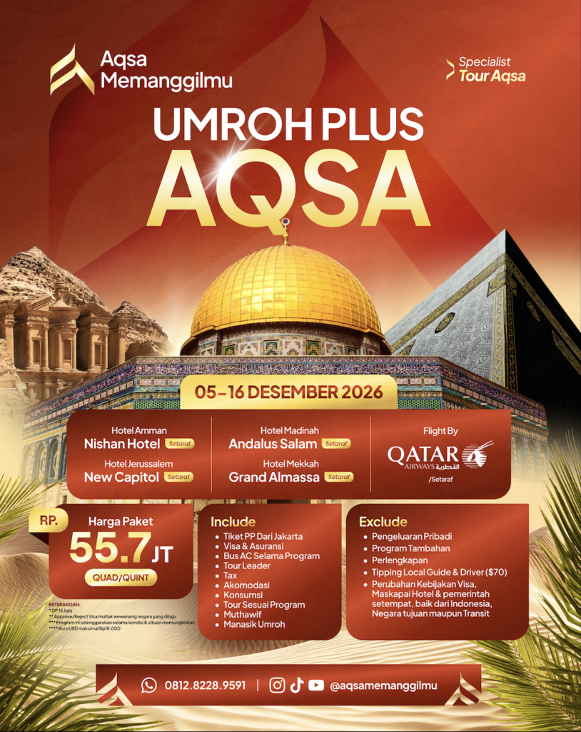 Jadwal Umroh dan Tour Aqsa Jordan mesir