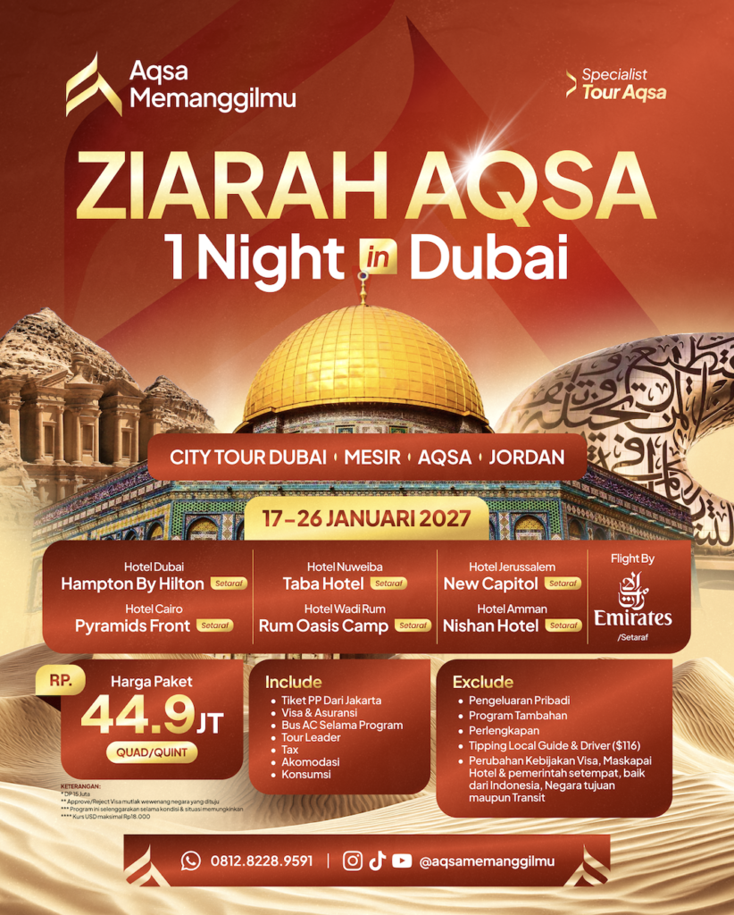 Jadwal Umroh dan Tour Aqsa Jordan mesir